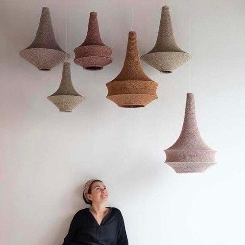 Handcrafted Artisan Crochet Lamps for Unique Lighting - Hamimi Design
